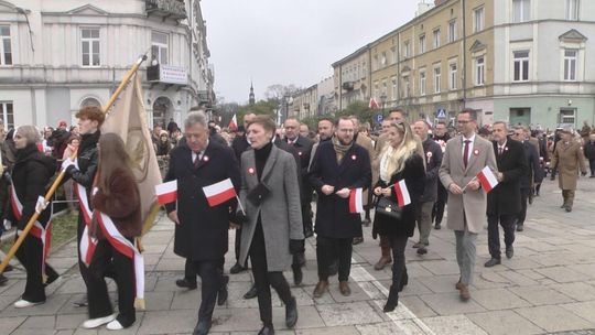 107. rocznica odzyskania przez Polskę niepodległości w Kielcach