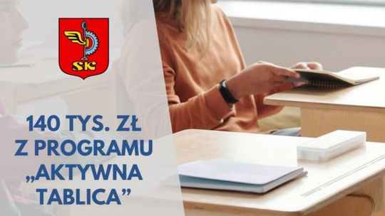 140 tysięcy złotych dla szkół z programu „Aktywna tablica”