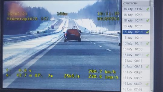 200 km/h kielecką obwodnicą - kierowca zatrzymany