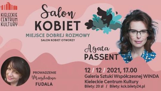 Agata Passent będzie gościem pierwszego "Salonu Kobiet"