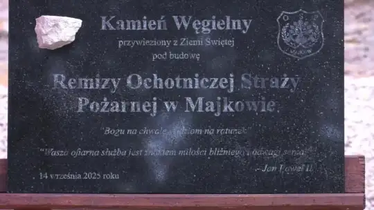 Akt erekcyjny i kamień węgielny pod nową remizę OSP