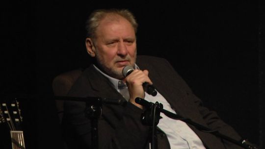 Andrzej Grabowski w "Salonie Bezsenność" w Kieleckim Centrum Kultury