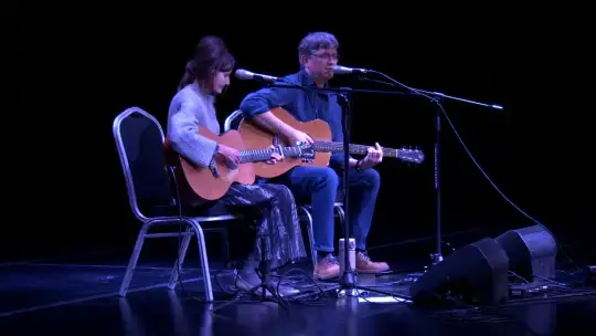 Andrzej Korycki i Dominika Żukowska w Koneckim Centrum Kultury