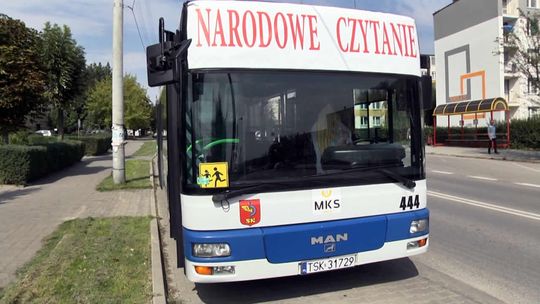 "Autobus literacki" na ulicach miasta