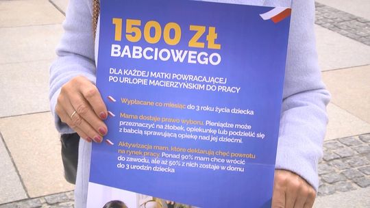 Babciowe dotarło do Kielc