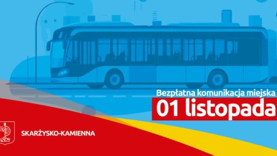 Bezpłatna komunikacja miejska w Skarżysku – 1 listopada