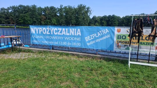Bezpłatne kajaki i rowerki na Zalewie Kieleckim