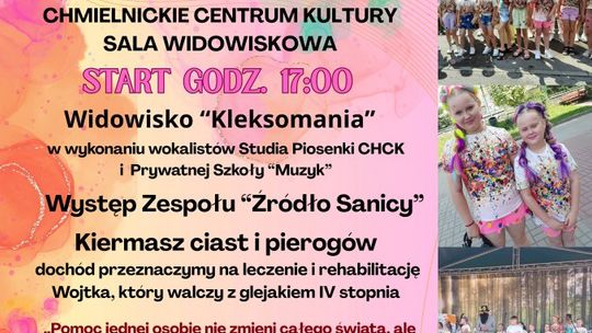 Charytatywne widowisko "Kleksomania” dla Wojtka