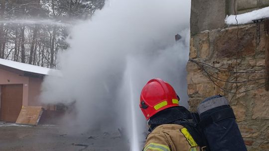 Chwile grozy w  Wąglowie