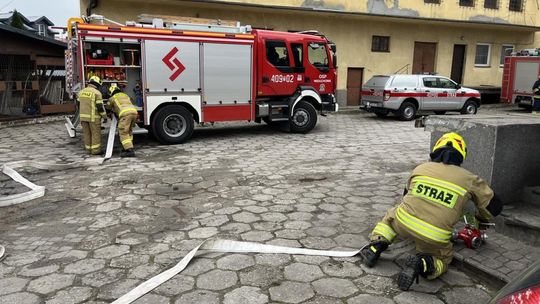 Ćwiczenia na obiekcie piekarni PSS Społem w Busku-Zdroju