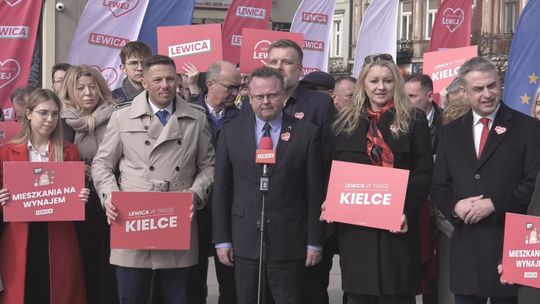 Czarzasty, Zandberg i Gawkowski w Kielcach. Kielce oczkiem lewicy