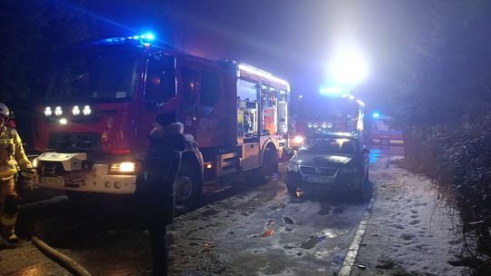 Czy to było podpalenie? Pożar bloku mieszkalnego w Końskich