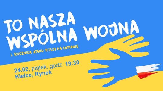 Demonstracja  "To nasza wspólna wojna"