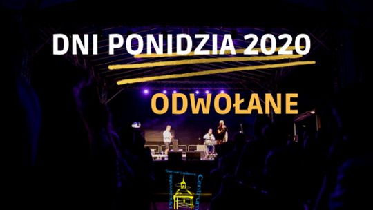 Dni Ponidzia odwołane!