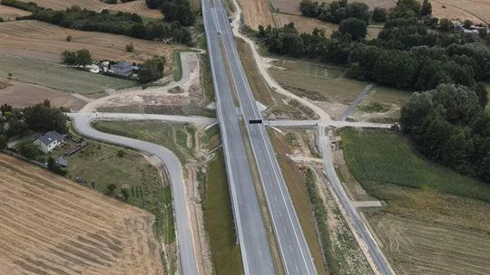 Droga powiatowa pod budowaną S74 w ramach obwodnicy Opatowa ponownie przejezdna