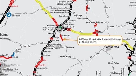 Drugi etap obwodnicy Morawicy i Woli Morawickiej w realizacji
