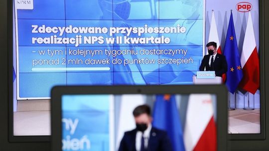Dworczyk: w najbliższych 2 tygodniach do punktów szczepień trafi ponad 2 miliony szczepionek