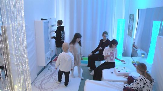 Dzieci już cieszą się z Sali Doświadczania Świata