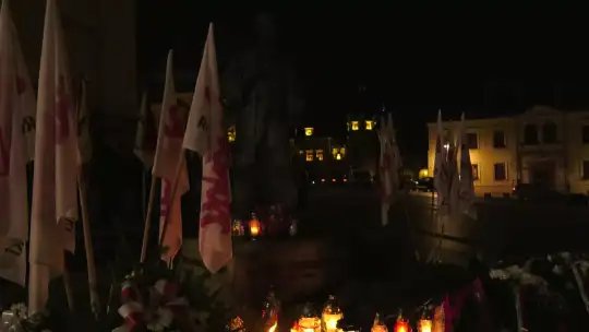 "Dziękujemy ci wielki bohaterze czasu Solidarności". 41 rocznica śmierci księdza Popiełuszki