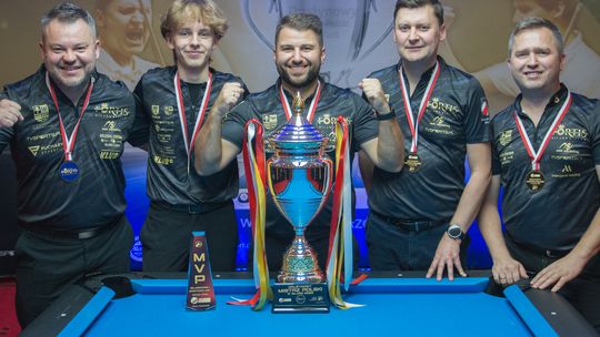 Fortis Bilard Kielce z dziesiątym tytułem Drużynowego Mistrza Polski