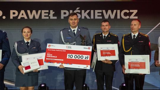 Funkcjonariusz z Komendy Miejskiej Policji w Kielcach zwyciężył w plebiscycie
