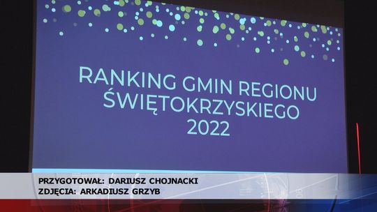 Gmina Zagnańsk wyróżniona podczas gali Rankingu Gmin Regionu Świętokrzyskiego