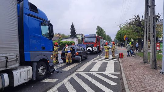 Groźna kolizja na DK42