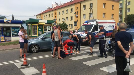 Groźne potrącenie na pasach w Skarżysku