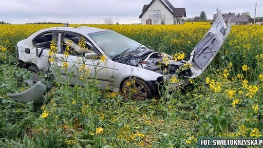 Groźny wypadek, w którym ktoś mógł stracić życie