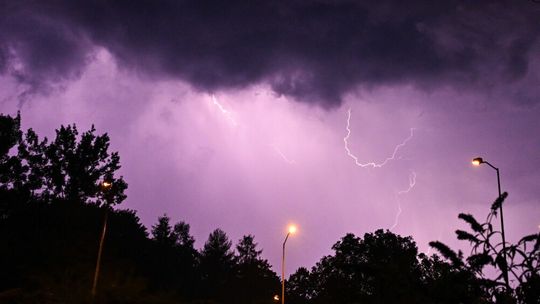 IMGW ostrzega przed intensywnym deszczem, silnym wiatrem i burzami