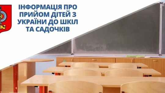 Informacja na temat przyjmowania dzieci z Ukrainy do szkół i przedszkoli / Інформація про прийом дітей з України до шкіл та садочків