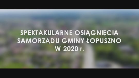 Inwestycje zrealizowane na terenie gminy Łopuszno w 2020 r.