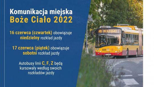 Jak pojadą autobusy w Boże Ciało?