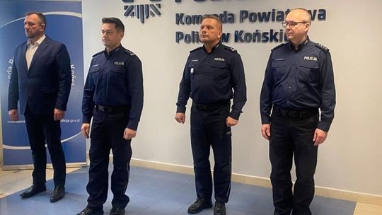 Jest nowy zastępca komendanta policji w Końskich 