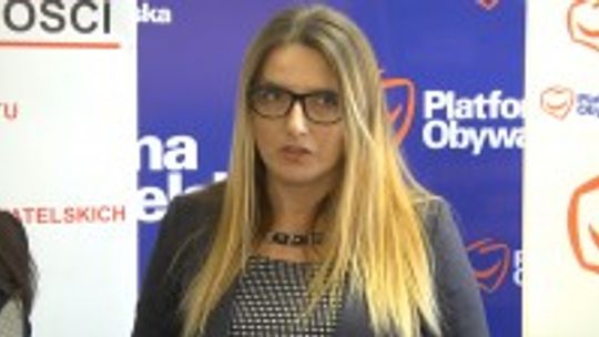 Joanna Winiarska zrezygnowała ze startu w wyborach na szefa świętokrzyskiej Platformy Obywatelskiej