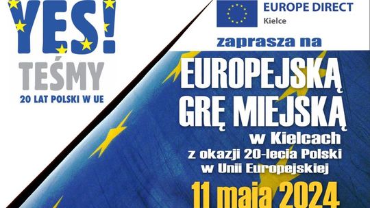 Już w sobotę Europejska Gra Miejska z okazji 20 lat Polski w Unii Europejskiej