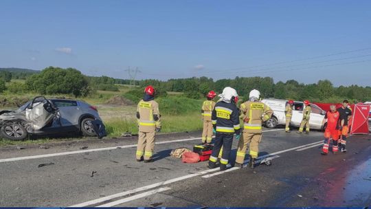 Karambol 4 aut, jedna osoba nie żyje