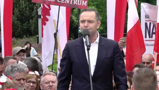 Karol Nawrocki mobilizuje wyborców w Kielcach do głosu