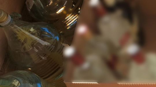 KAS zlikwidowała nielegalny zakład produkcji alkoholu w powiecie kieleckim
