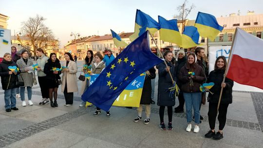 Kielce solidarne z Ukrainą