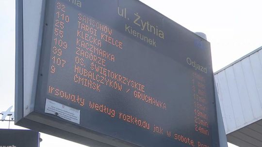 Kielce: zawieszone kursowanie autobusów linii 105 i 106