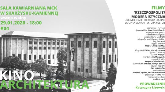 Kolejny seans z cyklu „Kino Architektura”