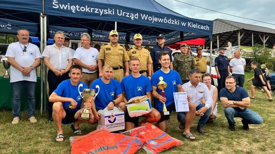 KP PSP Busko-Zdrój mistrzem województwa świętokrzyskiego grup szybkiego reagowania na wodzie