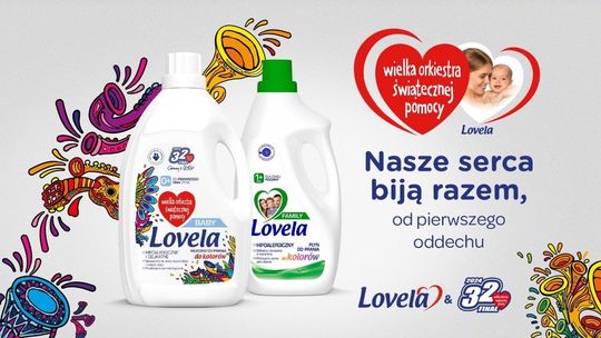 Lovela Sponsorem Głównym 32. Finału Wielkiej Orkiestry Świątecznej Pomocy