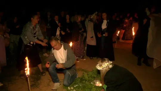 Magiczna Noc Kupały nad zalewem Bernatka