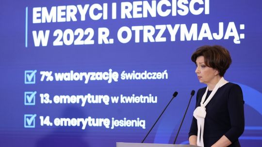 Maląg: podwyższyliśmy waloryzację, by w związku z rosnącą inflacją wesprzeć emerytów i rencistów