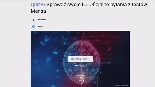 Mensa Polska zbada IQ kielczan - trwają zapisy na sesję testową