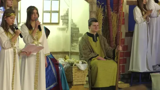 Misterium Bożego Narodzenia w trzech scenach zaprezentowali uczniowie ZPO w Piotrkowicach