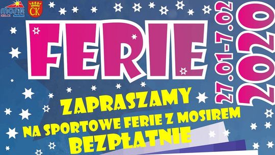 MOSiR zaprasza na sportowe ferie zimowe