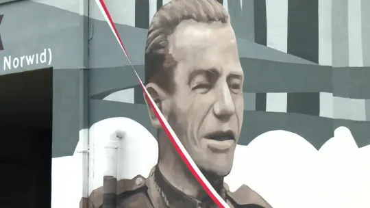 Mural symbolem niezłomności Polski